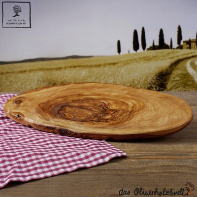 Cutting board or platter for snack, cheese and ham in a natural shape