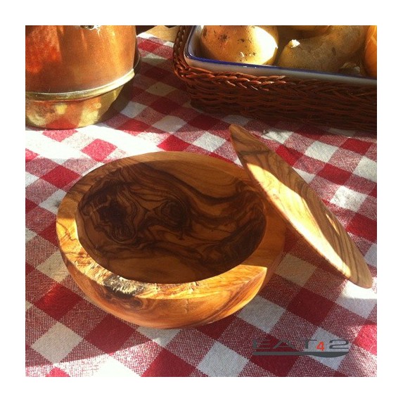 olive wood pot