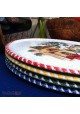 Pizza dish original italian mediterranean style