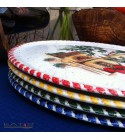 Italian pizza plates  out of ceramic