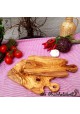 Olive wood board with special rounded handle