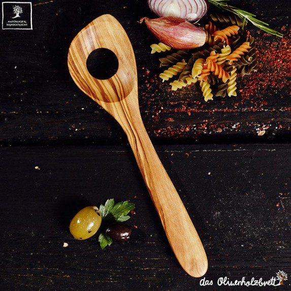 Crate & Barrel Olivewood Pasta Spoon + Reviews