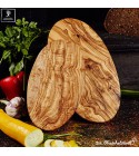 oval cutting board olive wood
