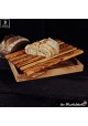 bread cutting board with crumb catcher