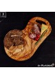 Carving board, natural cut with handle