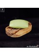 Oval soap holder inclusive soap