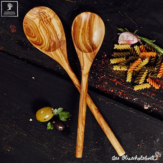 Olive Wood Cooking Spoons Gift Set