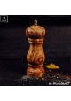 Salt od pepper mill out of olive wood