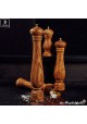 Salt od pepper mill out of olive wood