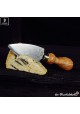 Olive wood cheese knife