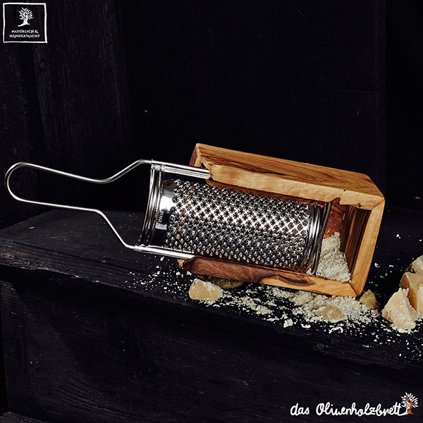 Season and Stir™ Italian Olivewood Box Cheese Grater