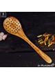 cooking spoon, strainer , olive wood