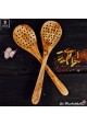 cooking spoon, strainer , olive wood