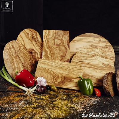 Forest Decor Small Olive Wood Cutting Board - 11.8x5.1x0.8