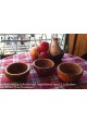 Set of olive wood bowls (3items)